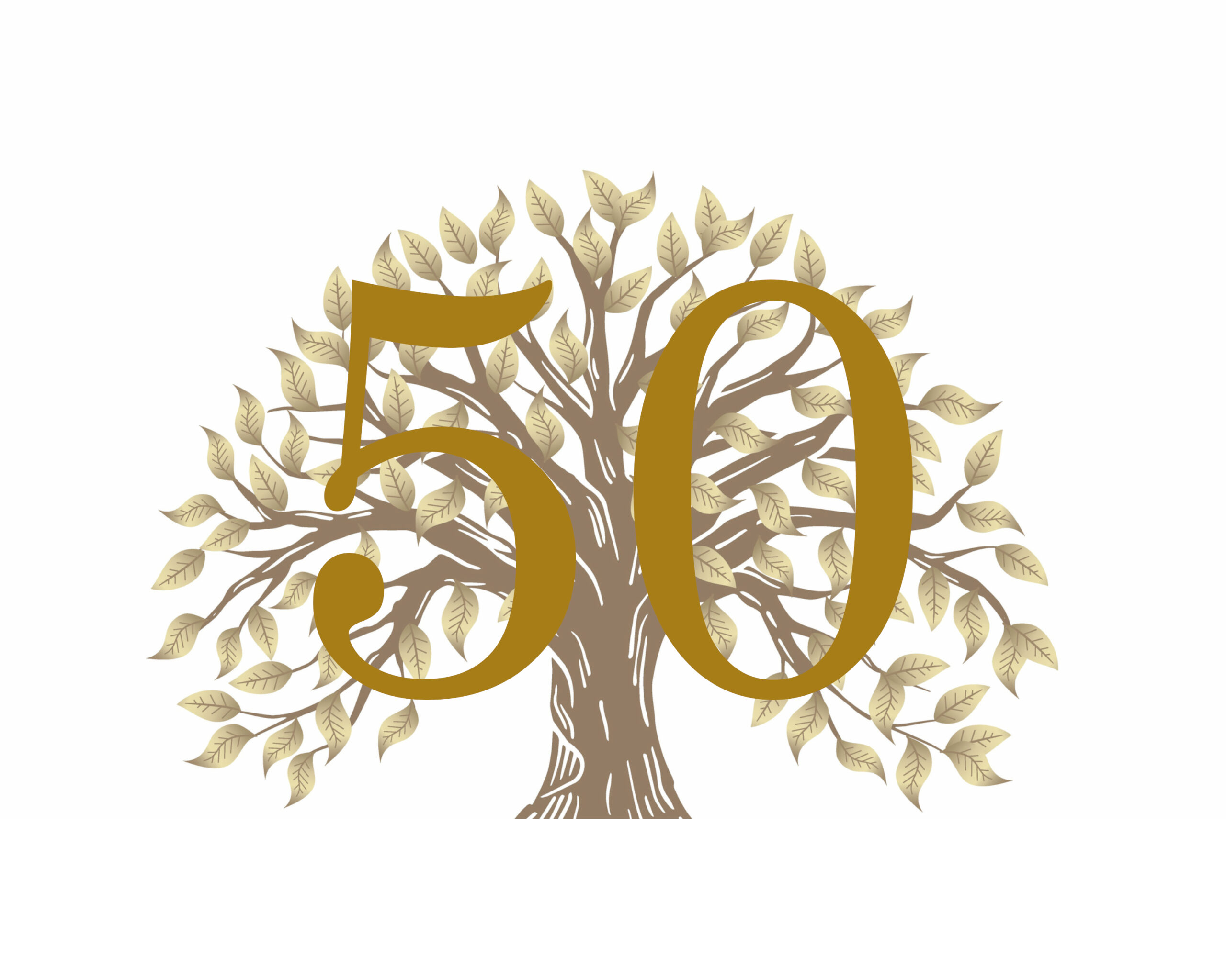 LOGO 50th white LOGO 50th white